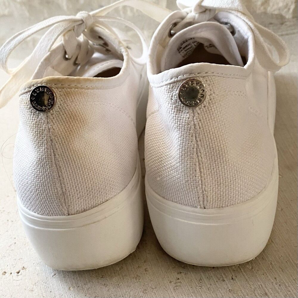 Steve Madden Women's Elore Sneakers Lace Up Shoes Size 9 M White - Picture 6 of 8
